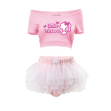 CutiePlusU Little Princess Dancing Set - Pink & White