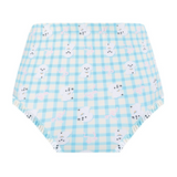 LOG One Size Diaper Cover - White Puppies