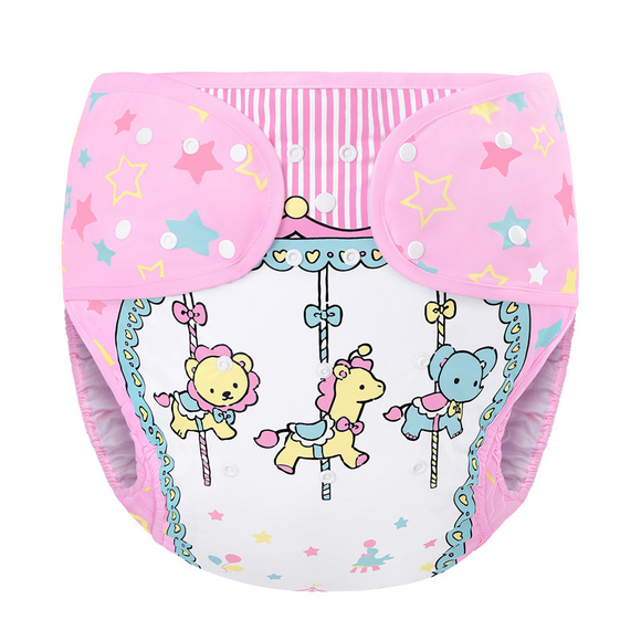 Adult Diaper Wrap - Little Circus