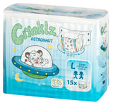 Crinklz printed Adult Diaper - Astronaut