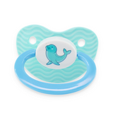Adult Pacifiers with Clip -  Dolphin (2-Pack)