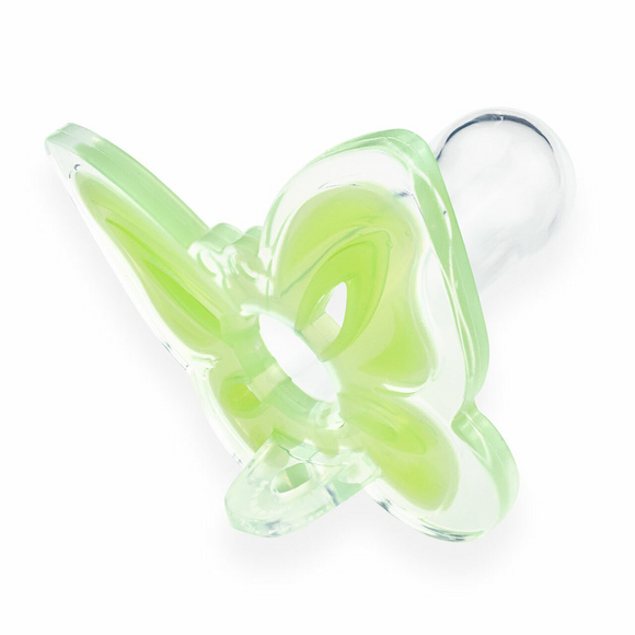 Enigma - Fully Silicone Adult Pacifier Novelty - Green Butterfly