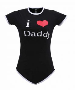 LFB I love Daddy Bodysuit - Black