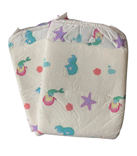 Seaside Princess printed Adult Diaper