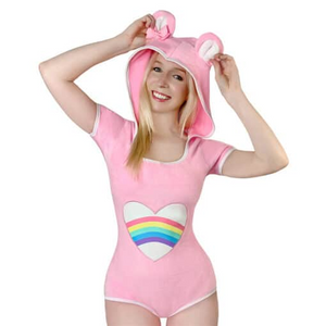 LFB Teddy Bear Bodysuit - Pink