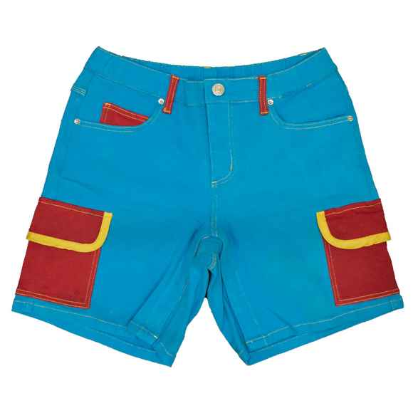 Tykables Twill Cargo Shorts - Blue