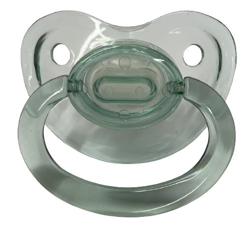 Adult Baby Size 6 Pacifier - Clear Green