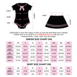 LFB Cosplay Magical Girls Skirt Set - Black with Pink Trim