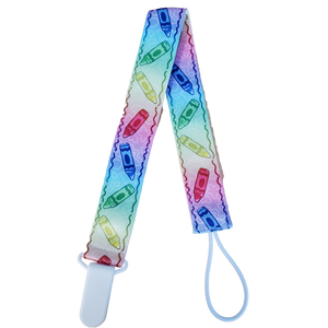 ODU Pacifier Clip - Crayons