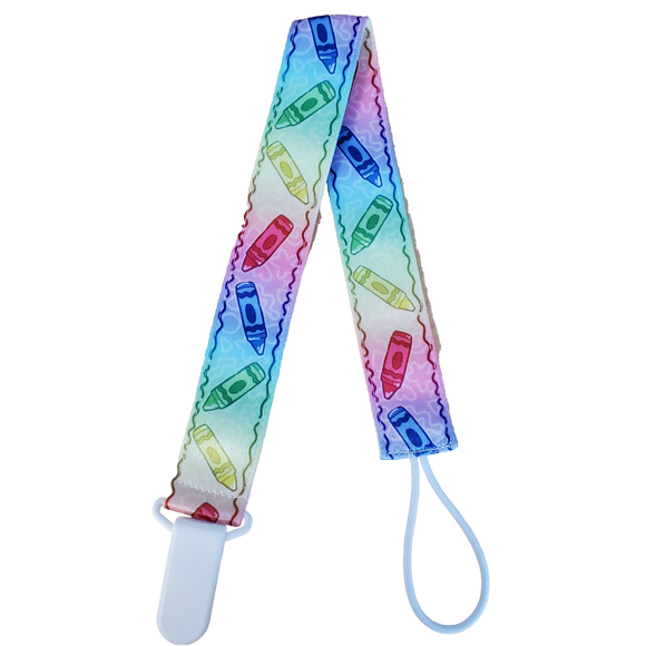 ODU Pacifier Clip - Crayons