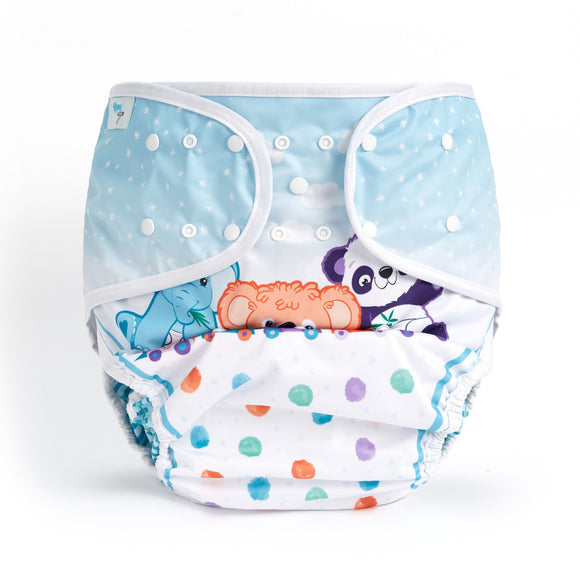 Cute Death Bunnies PUL Adult Diaper Cover by JayKayBaby -- Fur
