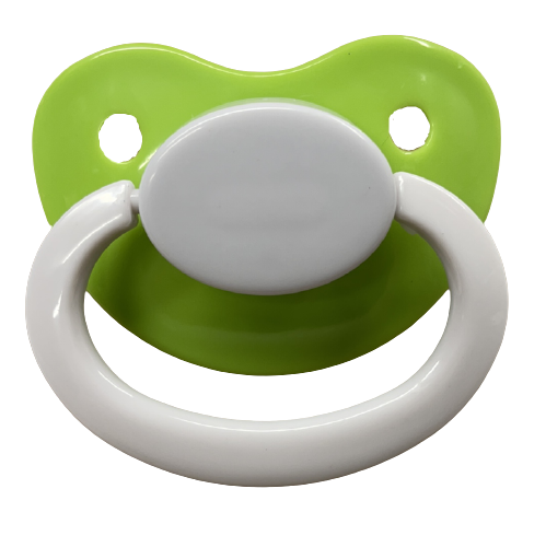 Adult Baby Size 6 Pacifier - Green/White