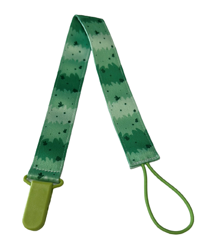 ODU Pacifier Clip - Green Abstract