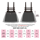 LFB Heartbreaker Jumperskirt Overall Skirt - Black