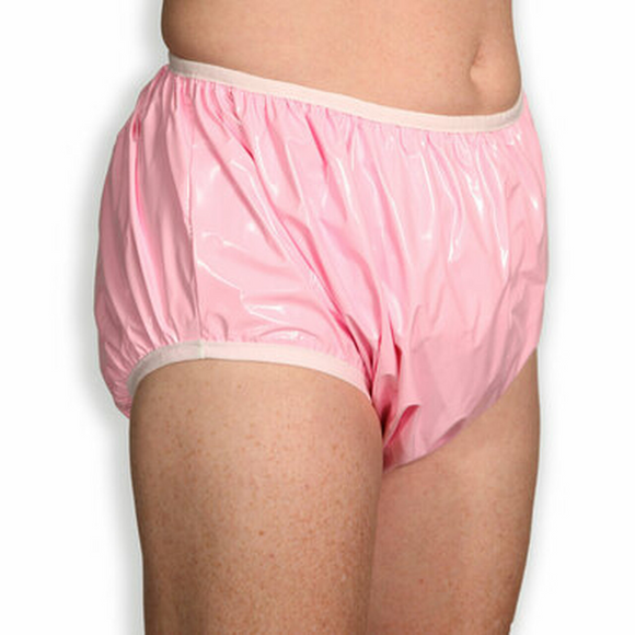 Ideal Fit Plastic Pants - Glossy Pink