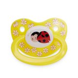 Adult Pacifiers with Clip -  Ladybug (2-Pack)