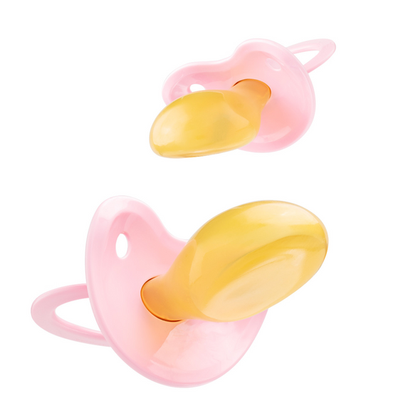 Latex Nipple Firm Fixx Adult Size 10 Pacifier - Pink