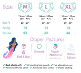 Rearz Mermaid Tales All-Night Adult Diaper