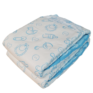 LFB Nursery Printed Adult Diapers - Blue