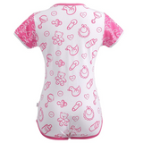 LFB Front Snap Nursery Pink Bodysuit