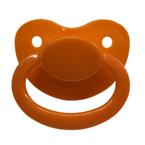 Adult Size 6 Pacifier - Orange – My Inner Baby