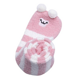 LFB Coral Fleece Thigh High Socks - Pink Sheep