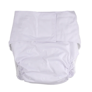 Adult Pocket Diaper - White
