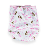 Adult Diaper Wrap - Princess Pink - Pink Trim