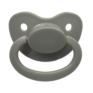 Adult Baby Size 6 Pacifier - Silver