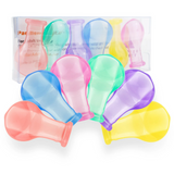 Colored size 6 Replacement Adult Silicone Pacifier Teats - 6 Pack