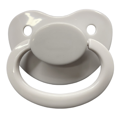 Adult Baby Size 6 Pacifier - White